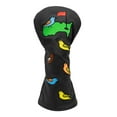 thumbnail image 2 of Deluxe Golf Wood Headcover Golfista Accesorios #1 3 5 UT PU Cuero con No. Tag , DYNWAVEMX Funda para palos de golf, 2 of 8