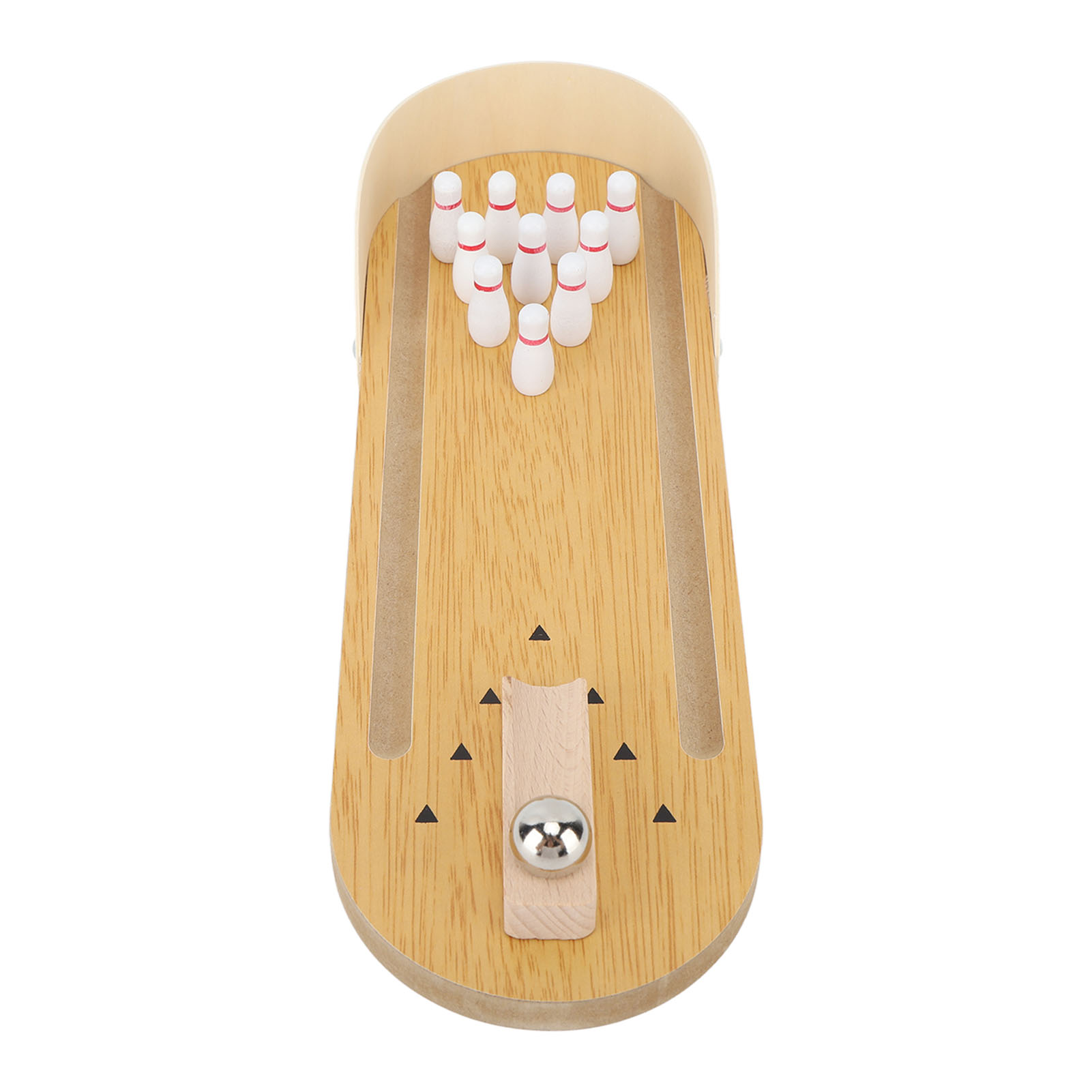 Wooden Mini Bowling, Mini Bowling Game Set Educational For Home Mini