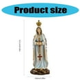 thumbnail image 3 of Elegant Fatima Holy Virgin Sculpture Religious Statue For Religious Art Lover Virgin Statue, 3 of 9