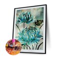 thumbnail image 2 of Pintura de diamante cuadrado Flor azul Resina Taladro completo Diamante de imitación Hugtrwg Para estrenar, 2 of 9