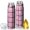 Pink and Black Checkered Pattern, variant on Blue and White Checkered Pattern Bullet Tumbler, Vacuum Insulated Reusable Thermal Bottle 304 Stainless Steel Inner Liner Gifts Ideas for Home Office Outdoor Sports Car