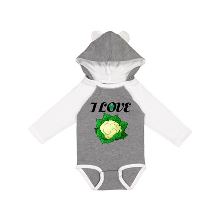 

Inktastic I Love Cauliflower Gift Baby Boy or Baby Girl Long Sleeve Bodysuit