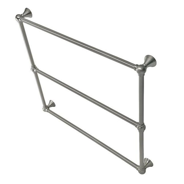 Kingston Brass DTC323619SN 36 in. Maximilien Wall Mount Towel Rack, Brushed Nickel