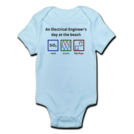 

CafePress - An Electrical Engineers Day At The Beach Body Suit - Baby Light Bodysuit