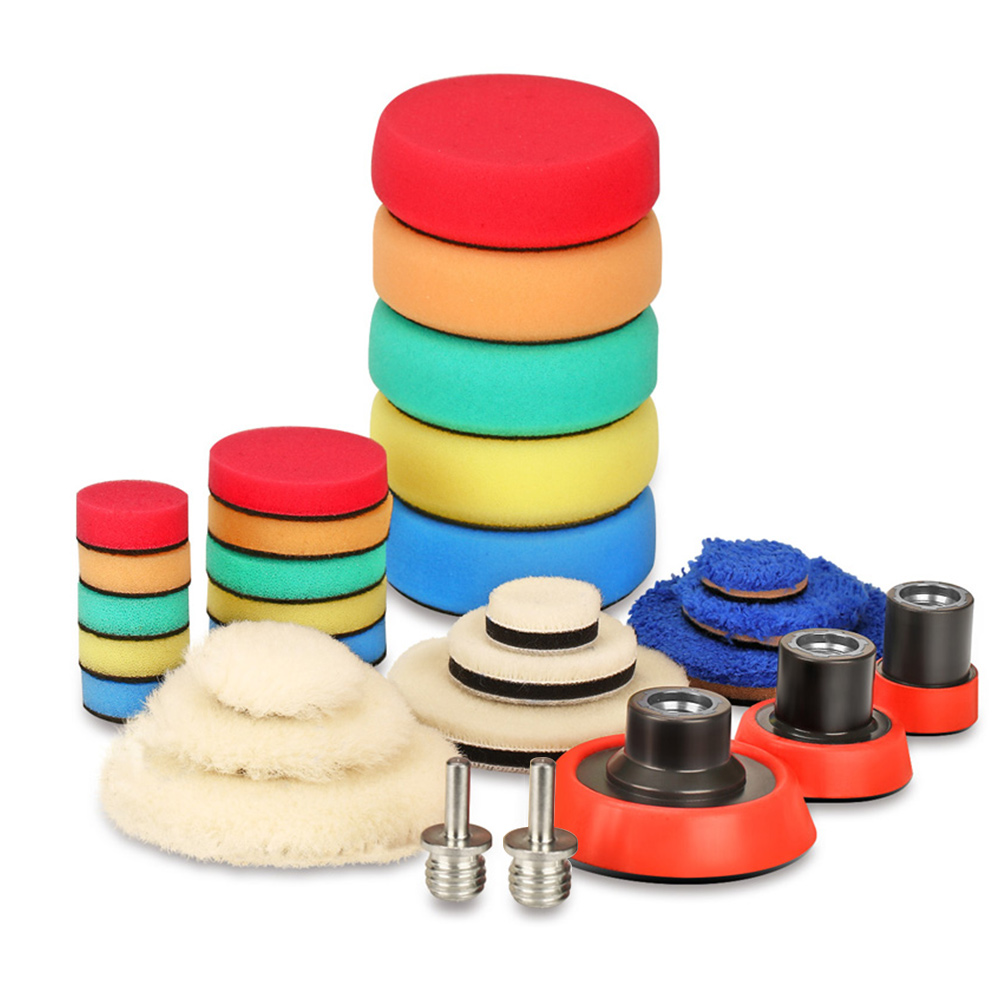 Polish Pad Wax Pad NEW 1/2/3 Inch 29PCS Sealing Glaze Buffing Paint