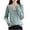 Green(Style18), variant on Wave V-Neck Pullover for Women Winter Knitted Sweater Warm Inner Wear Base Layer Shirt