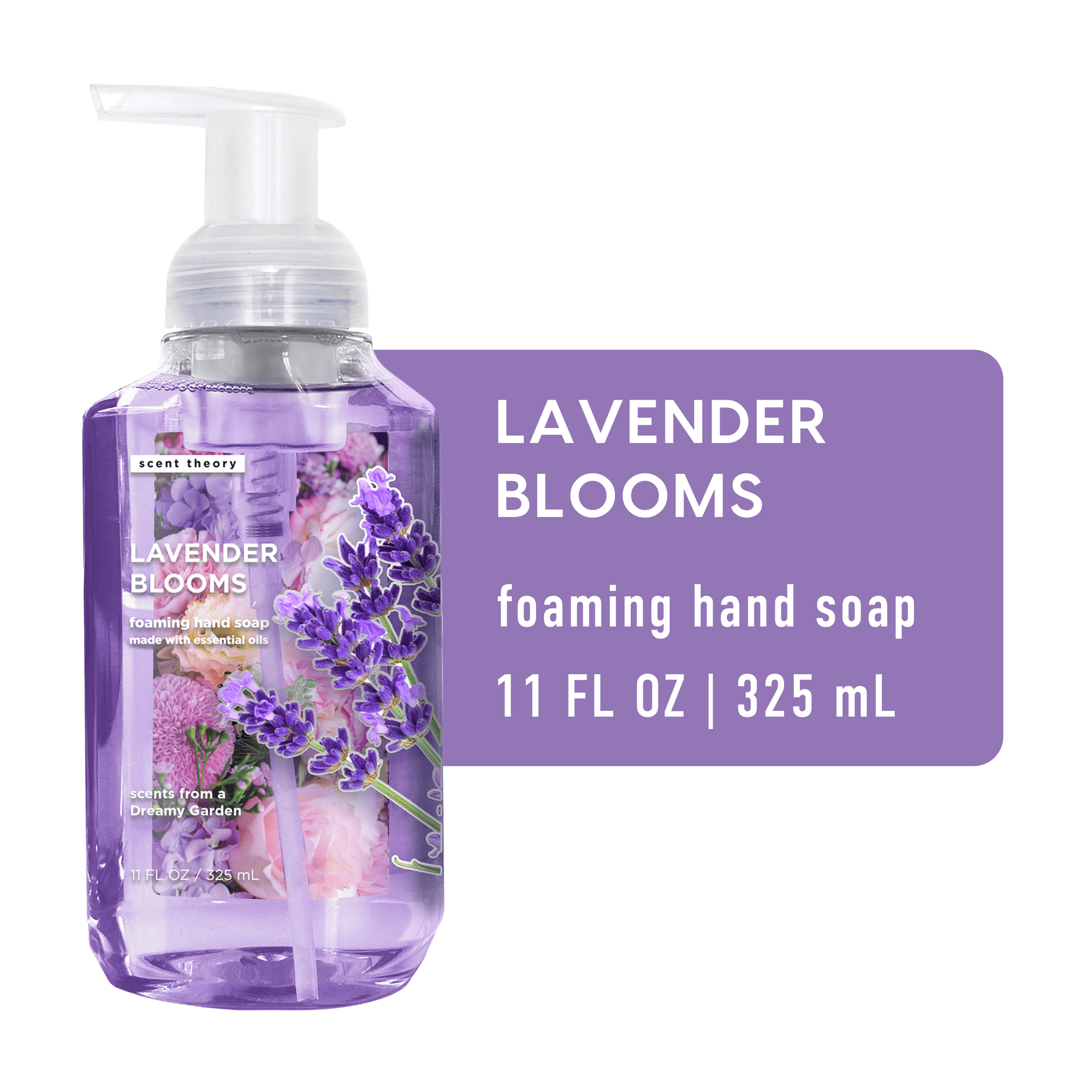 Scent Theory Foaming Hand Soap, Lavender Blooms, 11 fl oz
