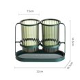 thumbnail image 1 of Soporte creativo para palillos, ligero, de lujo, para cocina, escritorio, hogar, almacenamiento de doble capa, palillos, vajilla, cuchillos y tenedores, 1 of 6