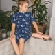 thumbnail image 4 of Balery Cartoon Sharks2 Conjunto de Pijama Infantil de Manga Corta con Estampado – Ropa de Dormir de Algodón Suave-Large, 4 of 6