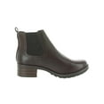 thumbnail image 2 of Women's Eastland Jasmine Chelsea Boot Brown Tumbled Synthetic 8.5 W, 2 of 3
