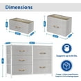 thumbnail image 2 of QRInnovations Commode Tour de Rangement à 5 Tiroirs pour Chambre, Salon, Garde-Robe (Gris Pâle), 2 of 6
