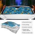 thumbnail image 5 of Bingfone Cute Colorful Owls And Trees Car Windshield Sun Shade Protector Keep Your Vehicle Cool Sun Shield Visor Cover Foldable For Car Truck Suv-Medium, 5 of 9