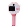 thumbnail image 2 of Cámara selfie para niños Lollipop con soporte, 48 MP, 2 pulgadas, HD, cámara de video digital para niños, juguete musical para niños de 3 a 12 años, color rosa, 2 of 14