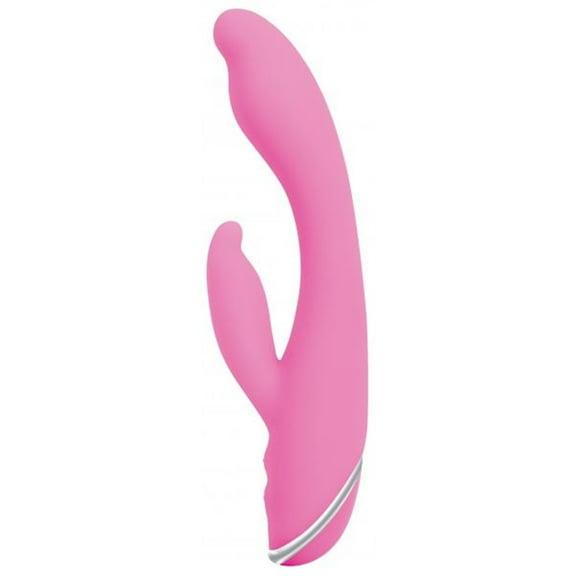 Adam & Eve 6" Multi-Function Silicone G-Gasm Rabbit Vibrator, Pink