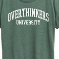 thumbnail image 3 of Instant Message - Overthinkers University - Women's Short Sleeve Graphic T-Shirt, 3 of 7