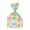 Blue/Easter Egg, variant on Bag Tek Plastic Candy Bag - Easter Chicks, Gusseted - 5" x 3" x 11" - 4000 count box