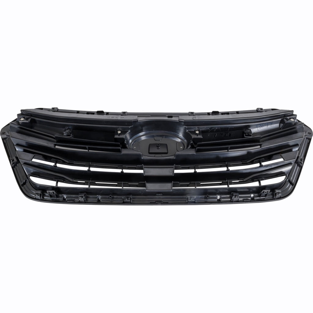 For Subaru Legacy 2018 2019 Grille | Textured Black | With Black Molding and Frame | Plastic | Replacement For SU1200179 | 91121AL21A