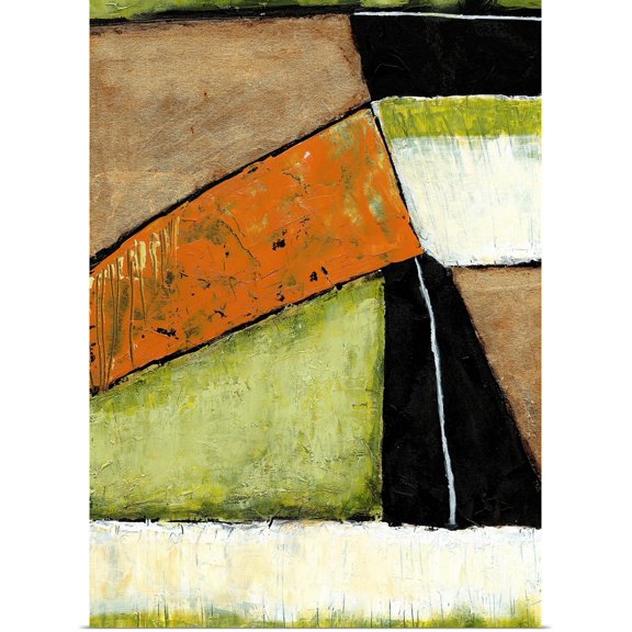 Great BIG Canvas | Rolled Jennifer Goldberger Poster Print entitled Acid Green Asphalt I