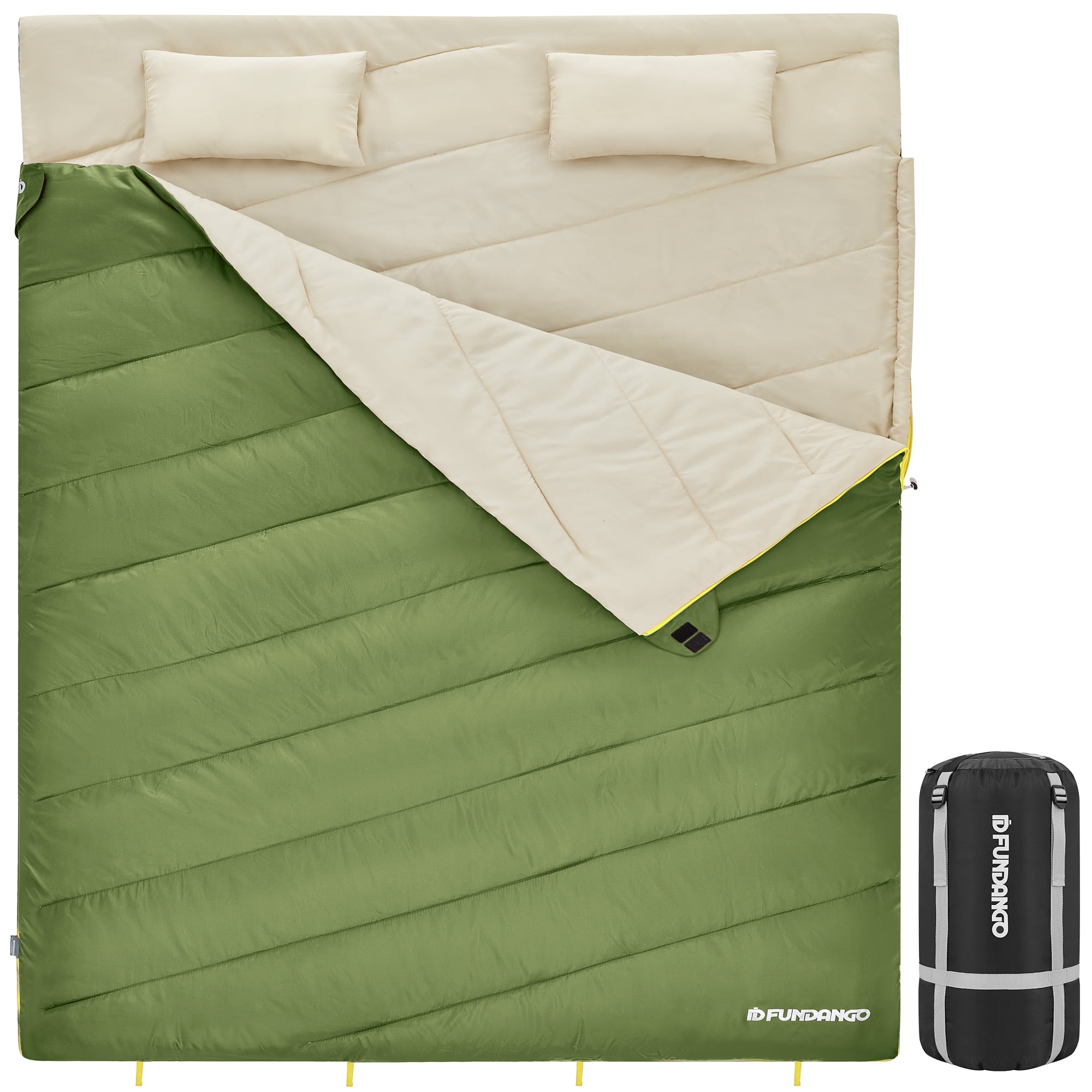 FUNDANGO 3in1 Sleeping Bag Oversize Lightweight Envelope Sleeping Bag