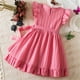 thumbnail image 4 of Odeerbi Niñas Verano Ruffle Vestidos Princesa Vestido Vacaciones En La Playa Sin Mangas Cuello Redondo A-Line Dress, 4 of 9