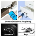 thumbnail image 4 of Hidden Smart Cabinet Lock Safe RFID Drawer Lock Keyless NFC Cupboard Security Lock Drawer Locker Battery Operated Invisible Cabinet Lock for Furniture Drawer, 4 of 8