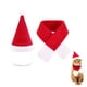 thumbnail image 1 of Matsuzay Conjunto de gorro y bufanda de Navidad para mascotas Disfraz de Navidad para mascotas Accesorios para mascotas Kits de decoración para fiestas Matsuzay HA029820-00, 1 of 1