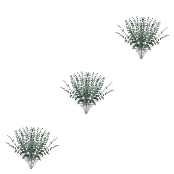 Advancent 12 paquetes / lote Ramo de plantas simuladas de bajo precio con alambre de hierro de alta rentabilidad con plasticidad arbitraria Type1 NO1