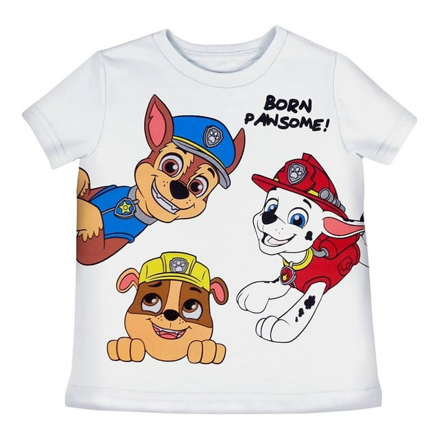 Playera Paw Patrol para Niño, Estampado Pawsome Blanco Talla 3X