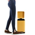 thumbnail image 5 of happimess Betty Retro Mini 3.2-Gallon Step-Open Trash Can, Daffodil Yellow, HPM1012L, 5 of 7