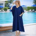 thumbnail image 3 of Miss Lavish London Women Kaftans Dresses, Navy 2Xl, 3 of 6