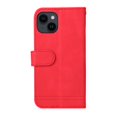 thumbnail image 6 of SaniMore Case for iPhone 14 6.1" 2022 with Wrist/Crossbody Strap,Retro PU Leather Anti-scratch Card Slots Cash Pocket Kickstand Shockproof Anti-drop Wallet Business Cover For iPhone 14, Red, 6 of 11