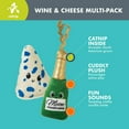 thumbnail image 3 of Quirky Kitty Wine & Cheese Plush Catnip 2 pack Cat Toy, 3 of 11