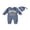 Blue, variant on RUINIXCW 2 Pcs Infant Baby Boy Outfit Long Sleeve Crew Neck Deer/Mallard Duck Print Romper and Hat Set