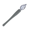 thumbnail image 4 of GOOHOCHY Stainless Steel Painting Spoon Sauce Spoon Silver Cream and Sauce Decoration Chefs 1Pcs, 4 of 8