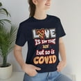 thumbnail image 5 of Love Is In The Air But So Is Covid Funny T-Shirt Cute Nurse Valentine Shirt, 5 of 6