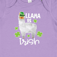 thumbnail image 4 of Inktastic St. Patrick's Day Llama Be Irish with Green Shamrocks Boys or Girls Baby Bodysuit, 4 of 5