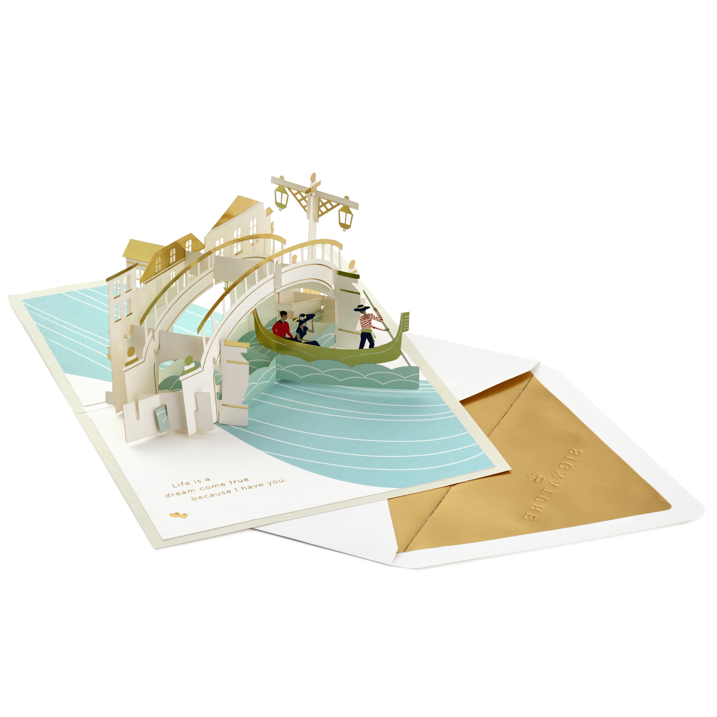 Hallmark Signature Paper Wonder Pop Up Anniversary Card Beach 