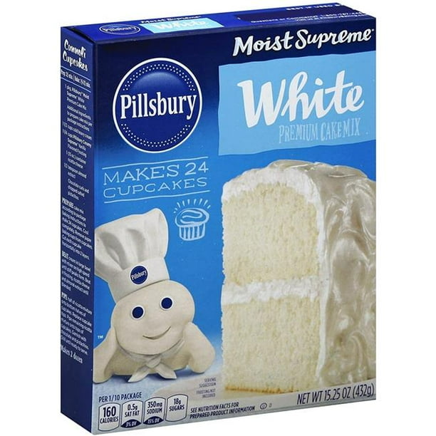 Pillsbury 13300603895 15.25 oz Cake Mix White Flavors