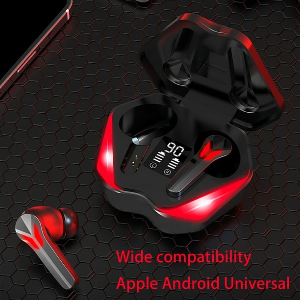 J13 Wireless Bluetooth Headset Digital Display Game Low Delay In Ear Light Effect Music/Game Mode Switching