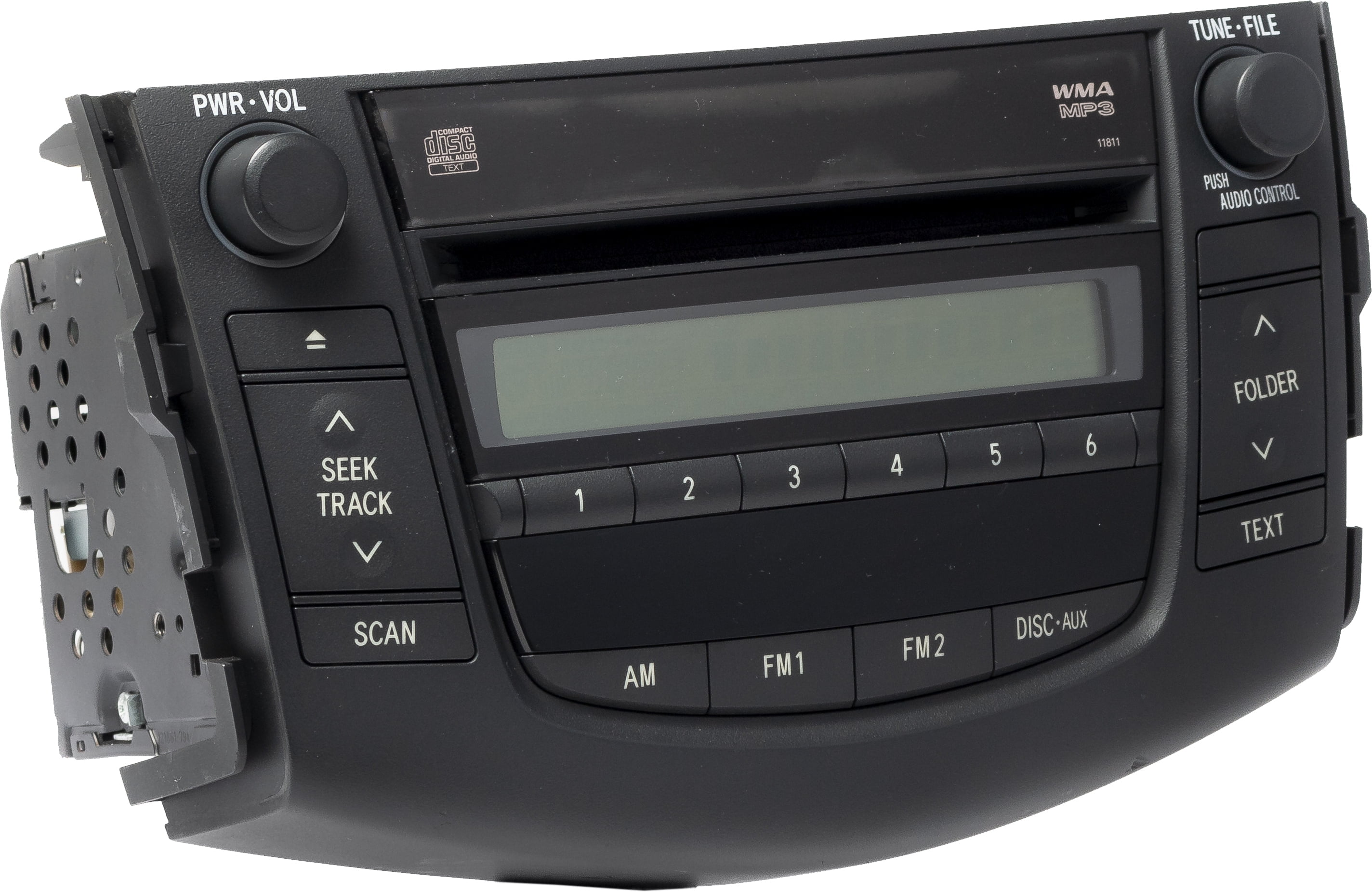Restored 2006-08 Toyota RAV4 AMFM Radio Single Disc CD Player Code 86120-42160 Face 11811 (Refurbished)