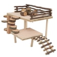 thumbnail image 3 of Hamster Wood Living Climbing System, Environmental Dried At High Temperature Hamster Wood Playground System  For Small Pets, 3 of 8