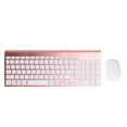 thumbnail image 2 of Combo de Teclado y Ratón Inalámbricos, Teclas con Revestimiento UV, Botones Silenciosos, Diseño Ergonómico 2.4G, Para Computadadoras de Escrittorio, Tabletas, Dispositivos, 2 of 7