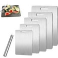 thumbnail image 1 of POINTERTECK Cutting Board  Titanium Cutting Board  Taima Titanium Cutting Board  5 Sizes 100% Pure Titanium Cutting Board  Easy To Clean & Free Of Impurities (L-39 * 28CM), 1 of 7