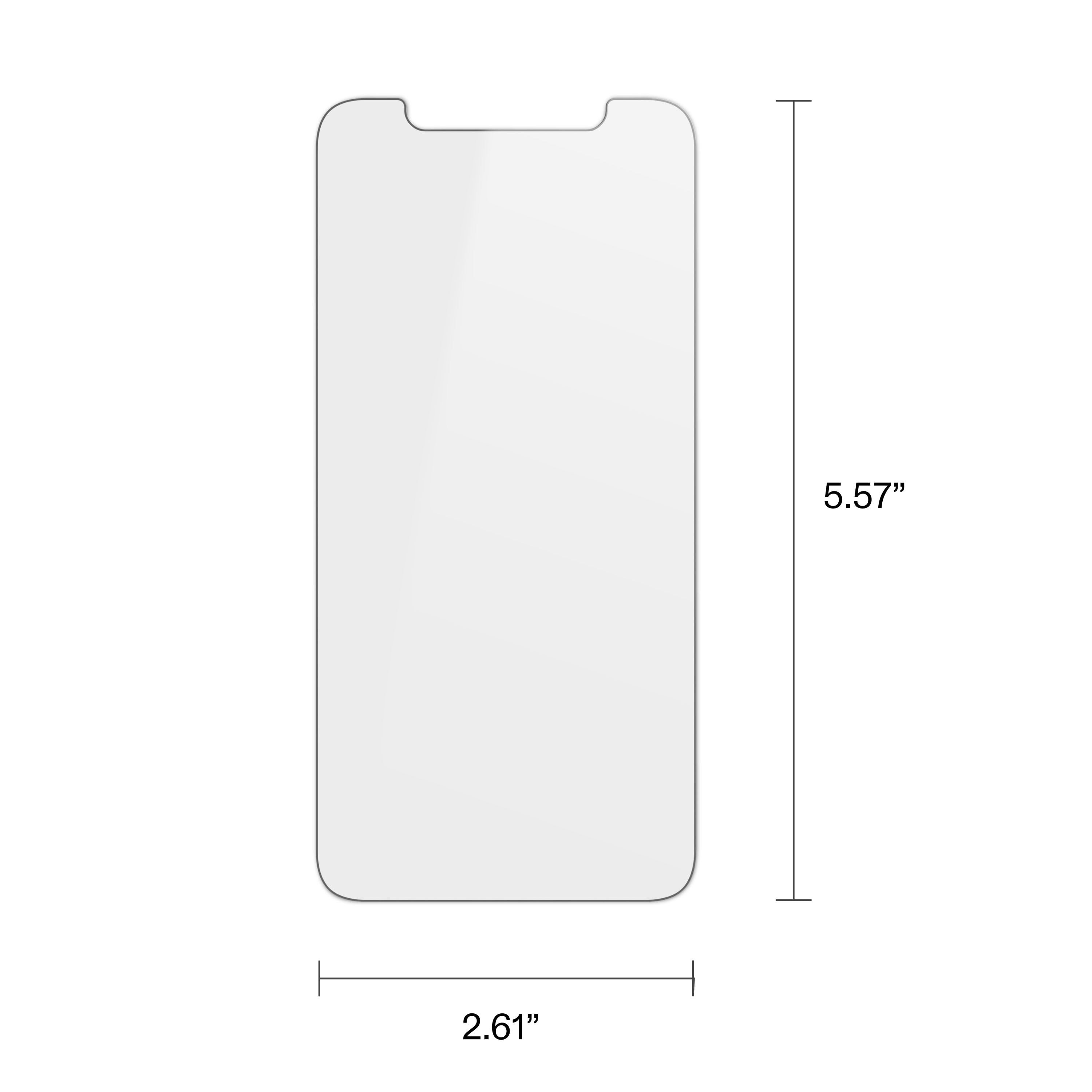 onn Corning Glass Screen Protector for iPhone® 11 and iPhone® XR, Made with Durable Glass by Corning™ for Ultimate Protection, Includes Easy Application Tray