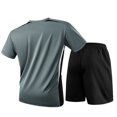 thumbnail image 6 of Miqool Men's Summer Activewear Set Short Sleeve Crewneck Tee and Drawstring Athletic Shorts for Gym Casual, 6 of 6