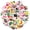 2A-35pcs, variant on 35pcs Colorful Flamingo Stickers Cute Animal Stickers Tropical Decals Funny Stickers for Suitcase Luggage Laptop