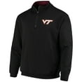 thumbnail image 2 of Men's Colosseum Black Virginia Tech Hokies Tortugas Logo Quarter-Zip Jacket, 2 of 4