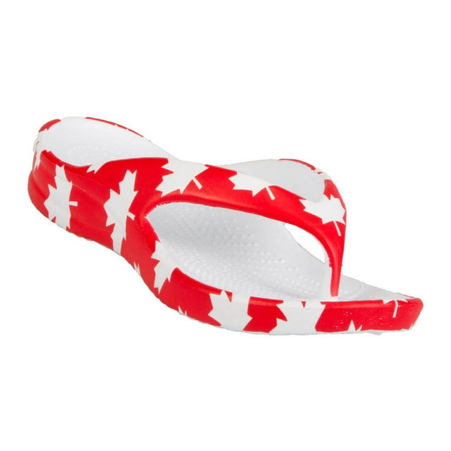 Sandales de Plage Dawgs pour Tout-Petits Canada (Rouge/blanc) Taille 10
