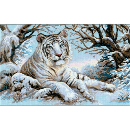 Tiger Cross Stitch Pattern - RIOLIS Counted Cross Stitch Kit 23.5