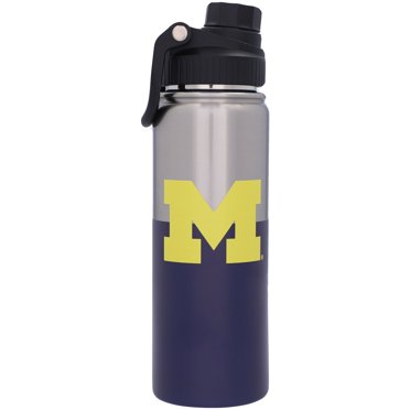 24oz NCAA Michigan Wolverines Squeeze Water Bottle - Walmart.com